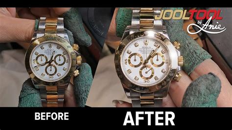 rolex how to clean|should i polish my rolex.